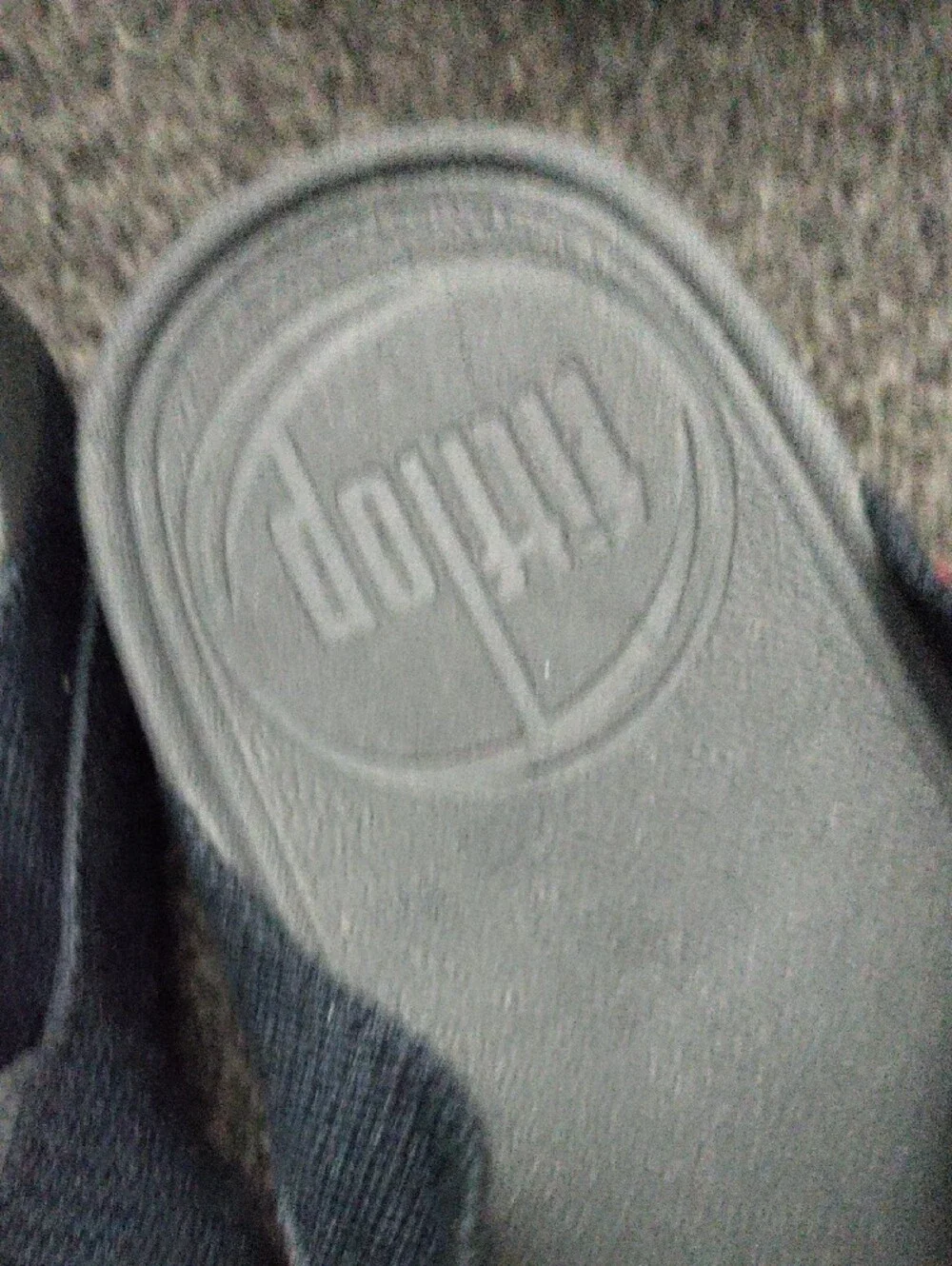 Fitflop Men’s Black Sandals with Red Toe Accent